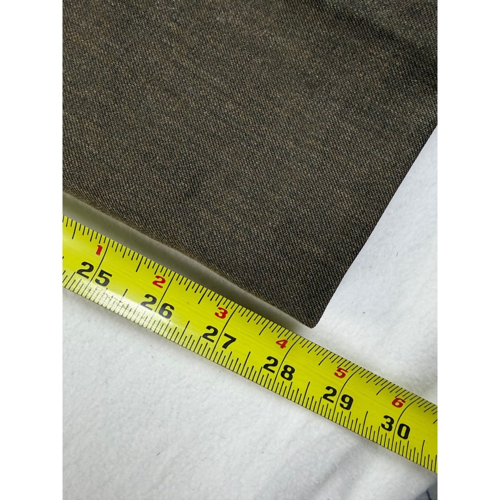 Pendleton Brown 100% Virgin Wool Straight Leg Trousers Pants Petite 12 High Rise - Picture 5 of 7